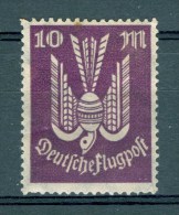 1922 / 1923 N° 16 POSTE  AÉRIENNE  DEUTFCHE FLUGPOFT 10M  NEUF * GOMME DOS  CHARNIÈRES - Airmail & Zeppelin