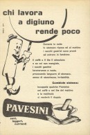 # BISCOTTI PAVESINI PAVESI 1950s Advert Pubblicità Publicitè Reklame Baby Food Biscuits Biscotti - Manifesti