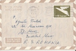 BIRD, AEROGRAMME, 1969, ISRAEL - Posta Aerea