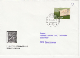 KREUZLINGEN PHILATELIC EXHIBITION, SPECIAL COVER, 1984, SWITZERLAND - Briefe U. Dokumente