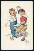 Feiertag, K. - Boy, Girl, Dance - B.K.W.I. 777-2 ------- Postcard Traveled - Feiertag, Karl