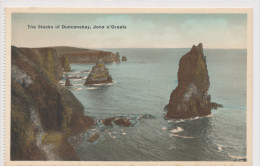 SCOTLAND, CAITHNESS, JOHN O'GROATS, THE STACKS OF DUNCANSBAY, NM Cond.  Hand Coloured PC, Unused - Caithness