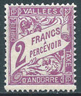 Andorre - 1938 - Taxes N° 19 - Neuf ** - MNH - Nuovi