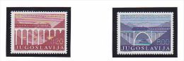 Jugoslawien   MiNr.  1638 - 1639   Siehe Bilder   **   1976 -  2 Scan - Unused Stamps