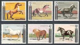 BULGARIA \ BULGARIE - 1991 - Chevaux - 6v ** - Unused Stamps