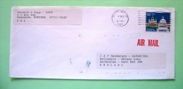 USA 1993 Cover Butte To England - Capitol - 700 Aniv. Of Switzerland - Briefe U. Dokumente