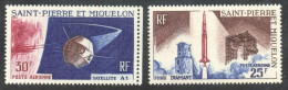 St PIERRE-et-MIQUELON : Lancement Du Premier Satellite Français à Hammaguir - Espace - Unused Stamps