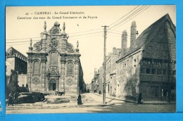 CP, 59, CAMBRAI, Le Grand Séminaire - Carrefour Des Rues Du Grand Séminaire Et De Noyon, Vierge - Cambrai