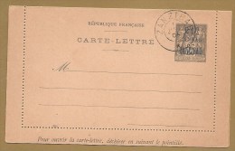 ENTIER POSTALE 25 C Type Sage - CARTE - LETTRE - Oblit. ZANZIBAR 1 JUIL.04 - 21/2 ANNAS ZANZIBAR - Pas Connaisseur - Brieven En Documenten