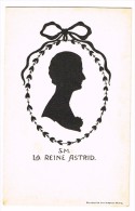 Silhouette "S.M. La Reine Astrid" - Silhouetkaarten
