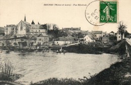 CPA  -  SEICHES   (49)   Vue Générale - Seiches Sur Le Loir