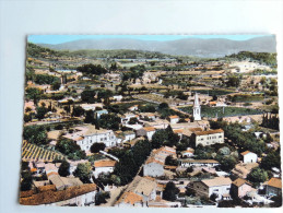 Carte Postale Ancienne : CADENET : Vue Generale Aérienne , L'Eglise Et L'Hopital En 1965 - Cadenet