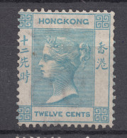 HONGKONG  1863  12 C  MH  NO  GUM - Ongebruikt