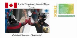 Spain 2014 - XXII Olimpics Winter Games Sochi 2014 Gold Medals Special Prepaid Cover - Bobsleigh Femenino - Winter 2014: Sotschi