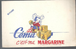 Buvard. Céma C'est Ma Margarine A. Maillard & Cie Bondues Nord - Leche