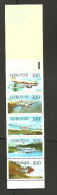 O) 1985 FEROE-FAROE-FOROYAR ISLANDS, PLANES, HELICOPTER, BOUCLETTS - Unused Stamps