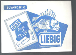 Buvard. LIEBIG Buvard N°8 Soupe De Poissons - Suppen & Sossen