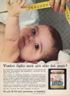 # DAVID PLASMON  BABY FOOD 1950s Advert Pubblicità Publicitè Reklame Homogenized Cream - Afiches
