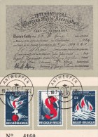 A27 - Carte Maxima Cob 1290-92 - Centenaire De L'internationale Socialiste. - 1961-1970