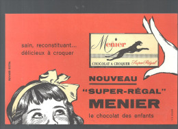 Buvard. Menier Nouveau "SUPER-REGAL" Menier Le Chocolat Des Enfants - Chocolade En Cacao