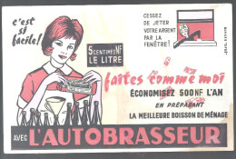 Buvard. L'AUTOBRASSEUR C'est Si Facile! Faites Comme Moi - Limonadas - Refrescos