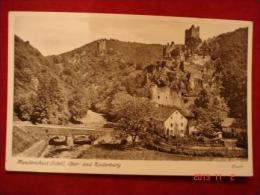 AK Manderscheid Eifel Oberburg Niederburg 1953 - Manderscheid