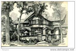 IL KANKAKEE  Yesteryear House By Frank Lloyd Wright  Architecht  Circa 1900  Mint - Other & Unclassified