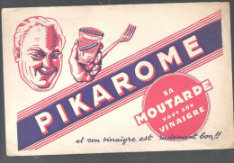 Buvard. PIKAROME Sa Moutarde Vaut Son Vinaigre - Mostard