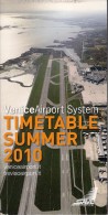 # VENICE AIRPORT TIMETABLE SUMMER 2010 Leaflet Aviation Flight Horaire Flugplan Orario Indicateur Calendario Venezia - Tijdstabellen