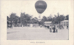 Paris, Porte Maillot, Ballon Et Automobiles (9158) Angle Arrondi - Balloons