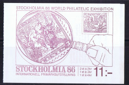 SWEDEN 1986 STOCKHOLMIA    Booklet Mi 111 - 1951-80