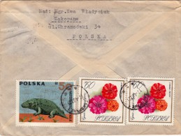 1967, LETTRE POLOGNE,  ZAKOPANE Pour KÖLN , 5 TIMBRES/5199 - Brieven En Documenten