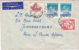 1967, LETTRE POLOGNE,  GDANSK Pour JOHANESBURG  /5199 - Lettres & Documents