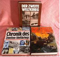 3 Große Dicke Bildbände : Der Zweite Weltkrieg , Von Chronik - Peli - Unipart - 5. Guerre Mondiali