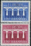 NE3993 Denmark 1984 Europa Bridge 2v MNH - Unused Stamps