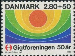 NE4024 Denmark 1986 Arthritis Association Symbolic Figure 1v MNH - Unused Stamps