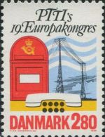 NE4032 Denmark 1986 Mail Phone Line 1v MNH - Unused Stamps