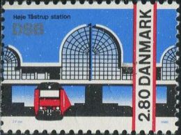 NE4033 Denmark 1986 Railway Station 1v MNH - Neufs