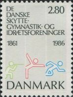 NE4037 Denmark 1986 Gymnastics 1v MNH - Unused Stamps