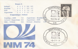 ALLEMAGNE DEUTSCHLAND GERMANY FUSSBALL Football FUTBOL FIFA  WORLD CUP COUPE MONDE 1974  WELTMEISTERSCHAFT WM74 DORTMUND - 1974 – Germania Ovest