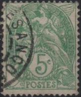 FRANCE 111 (o) Type Blanc (4) - 1900-29 Blanc