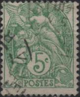 FRANCE 111 (o) Type Blanc (5) - 1900-29 Blanc