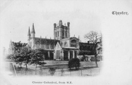 Chester - Cathedral From N.E. - Chester