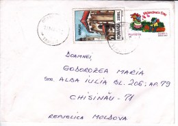 Romania  To Moldova  ; 2004  ; Christmas ;  Used Cover - Lettres & Documents