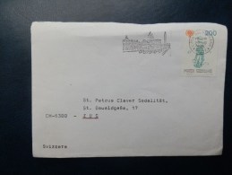 IT1206         LETTRE  1981    POUR LA  SUISSE - Brieven En Documenten