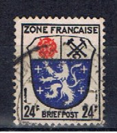 D+ Franz. Zone 1945 Mi 9 Wappen Saargebiet - Otros & Sin Clasificación