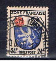 D+ Franz. Zone 1945 Mi 9 Wappen Saargebiet - Andere & Zonder Classificatie