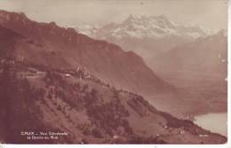 SUISSE - CAUX - Vue Générale Et Dents Du Midi - Nr 1070 Parrochet & David à La Chaux De Fonds - D12 770 - La Chaux