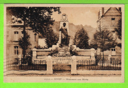 GIVET / MONUMENT AUX MORTS / Carte écrite En 1933 - Monumentos A Los Caídos