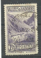 ANDORRA- ESTE SELLO USADO CORREO FRANCES  Nº  C. M. ABAD. 40A  (S-6) - Gebruikt